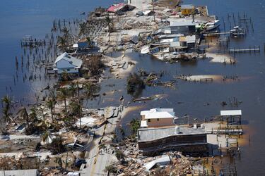 Los da?os que provoc el huracn Ian: casas y edificios destruidos e imgenes impactantes