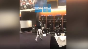 Así se divierten las Philadelphia Eagles minutos antes del Super Bowl LII