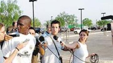 <b>SE ADELANTÓ. </b>Etoo sorprendió a todos entrenándose con el Mallorca tres días antes de lo previsto.