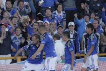 Millonarios gan&oacute; su segundo partido como local en el campeonato.