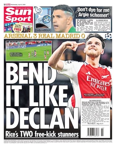 “Humillados”: La portadas inglesas y catalanas se ensañan con el Real Madrid