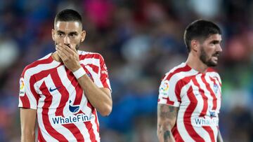 De Paul y Carrasco, ante el Getafe.