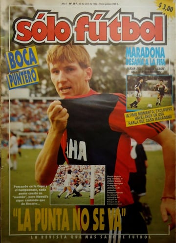 En Newell's Old Boys, y bajo la dirección técnica de Marcelo Bielsa, el ex ariete nacional cayó en la fina de la Copa ante Sao Paulo en 1992. 