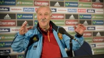 El seleccionador español Vicente del Bosque.