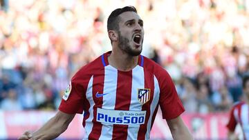 Koke en el Vicente Calderón.