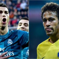 Madrid v PSG: Ronaldo versus Neymar in numbers