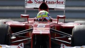 <b>MEJORA. </b>El rendimiento de Felipe Massa va en aumento.
