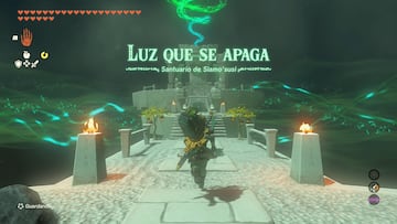 the legend of zelda tears of the kingdom nintendo switch guia santuario siamo'susi