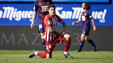 Giménez, lesionado en Eibar: sufre una luxación en un dedo