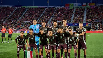 during FIFA U-20 Mens World Cup Chile 2025 match between Brazil and Mexico (Mexican National team) as part Group-C at Estadio Nacional Julio Martinez Pradanos, on September 28, 2025 in Santiago, Chile.