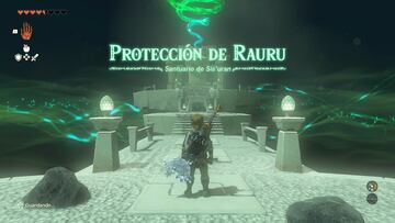 the legend of zelda tears of the kingdom nintendo switch guia santuario sis'uran