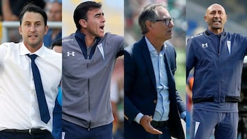 ¿Cuántos equipos ganaron un 'tetra' con cuatro técnicos distintos?