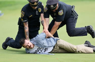 What we know about the six arrested on 18th hole of PGA Travelers Championship
