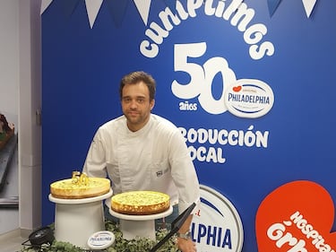 La receta de la tarta de queso de Álex Cordobés por el 50 cumpleaños de Philadelphia