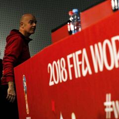 Infantino aplaude resultados del VAR en Rusia 2018