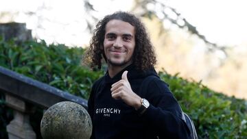 Soccer Football - FIFA World Cup Qatar 2022 - France Training - Centre National du Football, Clairefontaine-en-Yvelines, France - November 14, 2022 France's Matteo Guendouzi ahead of training REUTERS/Benoit Tessier