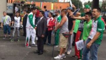 Los seleccionados mexicanos de Boxeo salieron a las calles para juntar dinero y así acudir al Mundial de Doha, Qatar.