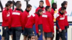 Sesión de vídeo y trabajo a puerta cerrada en el Calderón