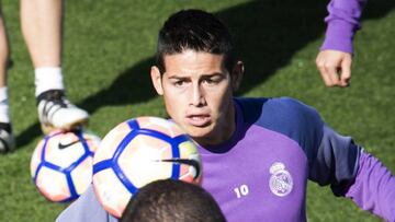 How much time will James Rodriguez miss due to injury?