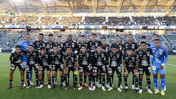 Team Group of Leon during the game Los Angeles Galaxy vs Leon, corresponding to the group stage of the Leagues Cup 2023, at Dignity Health Sports Park Stadium, on July 26, 2023.
<br><br>
Equipo de Leon durante el partido Los Angeles Galaxy vs Leon, correspondiente a la fase de grupos de la Leagues Cup 2023, en el Estadio Dignity Health Sports Park, el 26 de Julio de 2023.