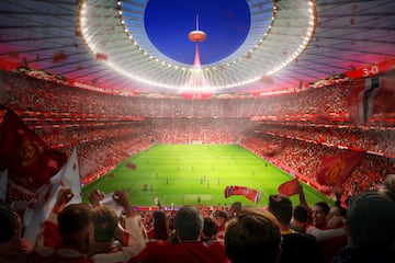 El United quiere que su nueva casa tenga una capacidad de 100.000 espectadores convirtindolo en uno de los estadios ms grandes del mundo. Actualmente el estadio con mayor capacidad del mundo es el Estadio Rungrado Primero de Mayo situado en la ciudad de Pionyang (Corea del Norte) con una capacidad de 114.000 espectadores. 