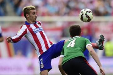 Antoine Griezmann y Aymeric Laporte.