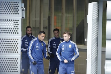 Manchester 21 marzo 2018
Entrenamiento de la Seleccin Argentina en el 
Manchester City Academy


Foto Ortiz Gustavo
