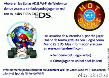 Nintendo y Telefónica acuerda el uso de accesos WiFi