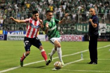 Deportivo Cali llegó al tercer lugar de la tabla de clasificación con 17 puntos. Junior quedó relegado en la decimotercera casilla con 10 unidades.