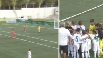 Precioso gesto del benjamín del Real Madrid: merece un aplauso