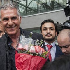 Lo que no se vio de la llegada de Carlos Queiroz a Bogotá
