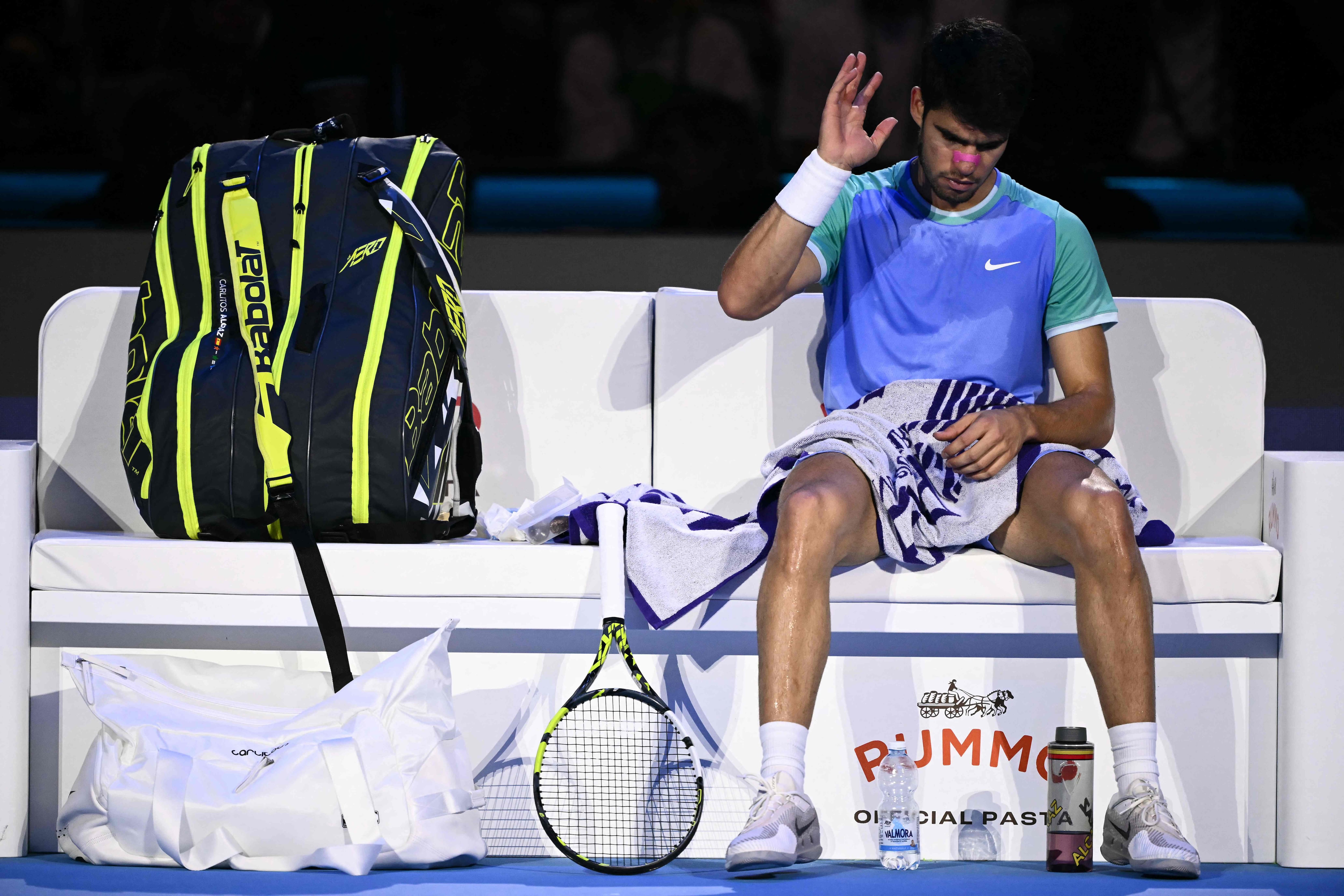 Carlos Alcaraz queda eliminado de las ATP Finals