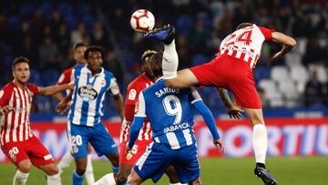 El Deportivo no pasó del empate ante el Almería.