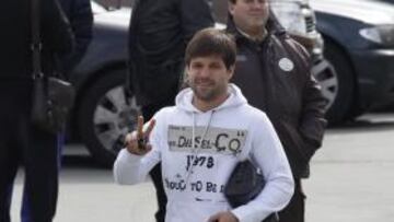 Diego, en la sesión de ayer.