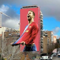 El cartel de Laporta al lado del Bernabéu: los mejores memes