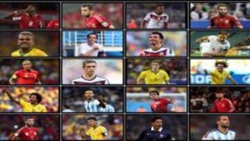 Los nominados por FIFPro.