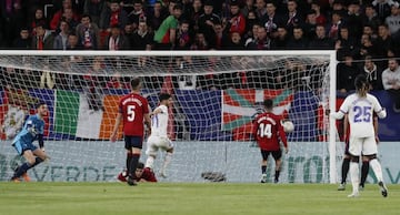 Asensio, marcando el segundo gol a Osasuna.