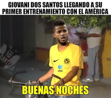 Los memes celebran la llegada de Giovani dos Santos al América