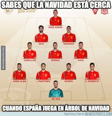 Los mejores memes del Croacia - España