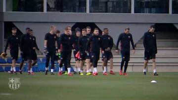 El Barcelona sigue su puesta a punto para Mestalla