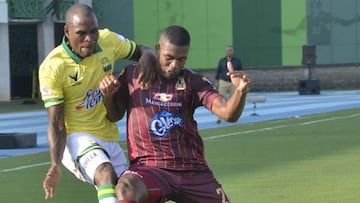 Bucaramanga y Tolima empatan en el Daniel Villa Zapata. 