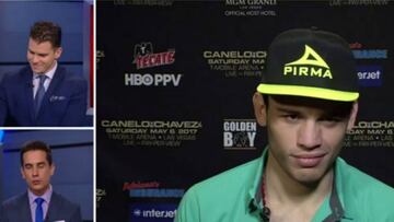 Chavez Jr explota durante entrevista en ESPN: "Chin... tu madre"