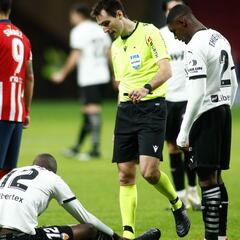Diakhaby y Correia, lesionados, bajas contra el Sevilla
