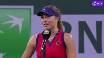 El mensaje de la tenista española que hace historia en Indian Wells