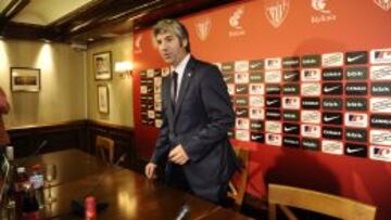 Urrutia, en rueda de prensa.
