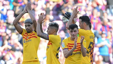 Araujo, Raphinha, Pedri y Busquets, en el Barcelona-Atlético. Los complementarios.