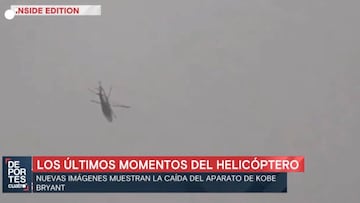 TV norteamericana emite la caída del helicóptero de Kobe