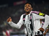 Juan David Cabal necesitó solo tres minutos para darle la victoria a Juventus.