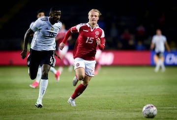 Antonio Rudiger (left) in action with Germany