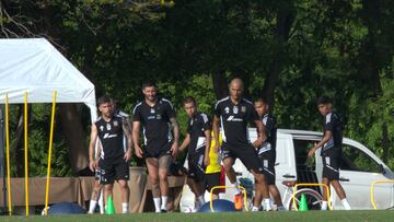 Entrenamiento de Tigres durante su pretemporada. Foto: Alex Martínez.